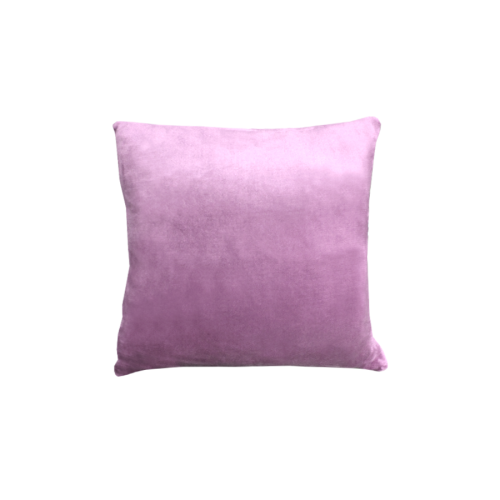 Augusta Faux Mink Square Cushion Lilac by Alastairs