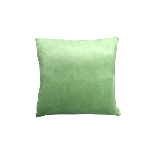Augusta Faux Mink Square Cushion Sage by Alastairs