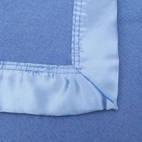 375GSM Australian Merino Wool Blanket Blue by Alastairs