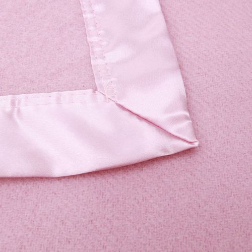 375GSM Australian Merino Wool Blanket Pink by Alastairs