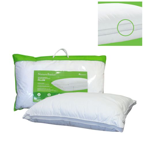 1000GSM Nature Basics Deluxe Bamboo Microfibre Blended Standard Pillow 48 x 73cm by Alastairs