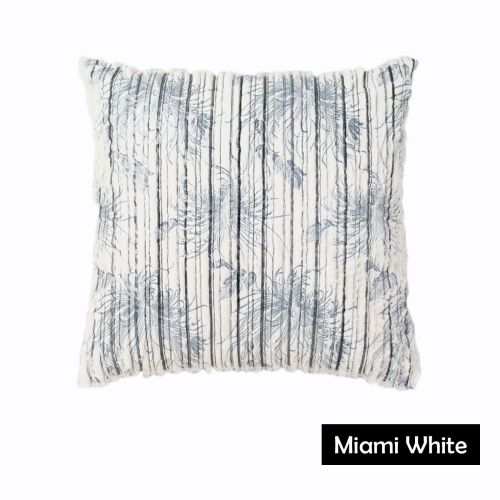 Logan & Mason Filled Cushion Miami White