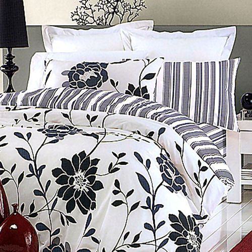 Monique Reversible Quilt Cover Set + Fitted Sheet King by Belmondo
