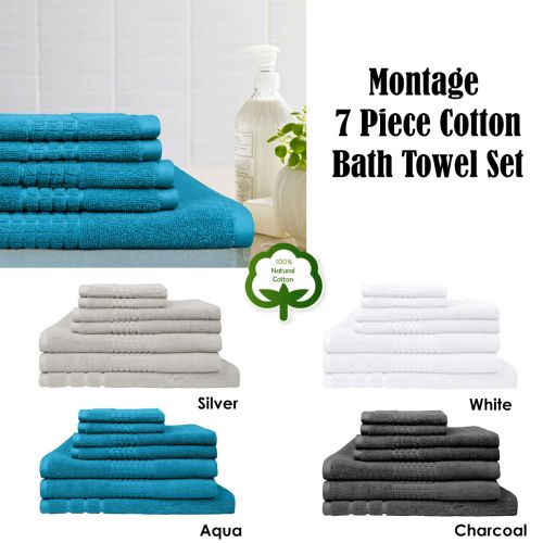 Montage 7 Piece Cotton Bath Towel Set by Rans