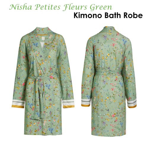 Green discount kimono robe