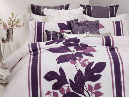 Oasis Grape Quilt Cover Set