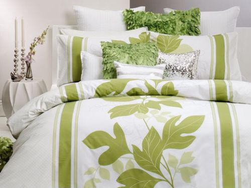 Oasis Leaf Quilt Cover Set