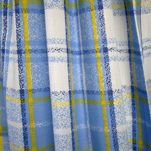 One Pair of Polyester Cotton Rod Pocket Print Curtains by Home Innovations
