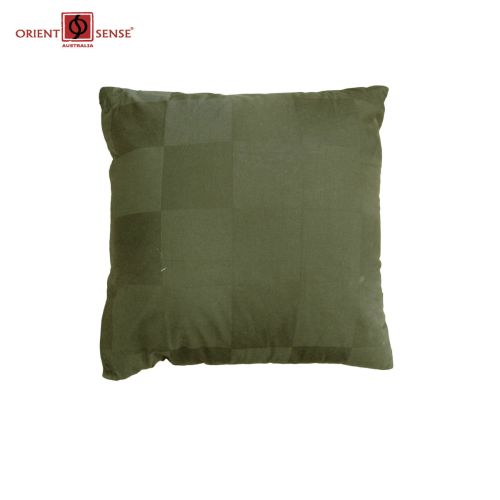 Dominic Olive Cushion Cover by Chameleon Bedwear