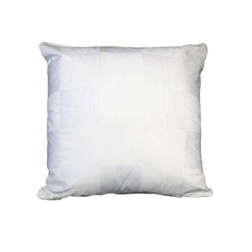 Dominic White Cushion Cover by Chameleon Bedwear