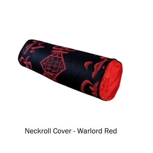 Warlord Jacquard Red Neckroll Cover 15 x 48 cm by Phase 2