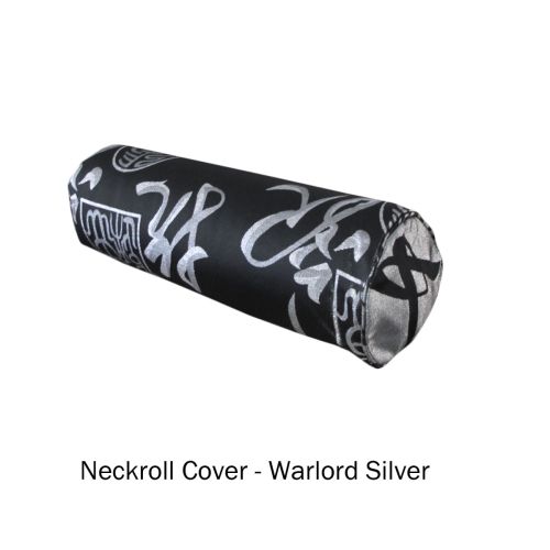 Warlord Jacquard Silver Neckroll Cover 15 x 48 cm by Phase 2