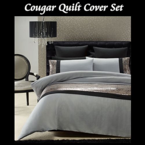Cougar Quilt Cover Set Single by Phase 2