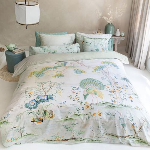 Japonica White Cotton Quilt Cover Set by PIP Studio