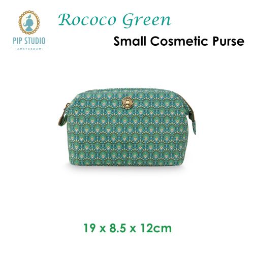 Rococo Green Small Cosmetic Purse by PIP Studio