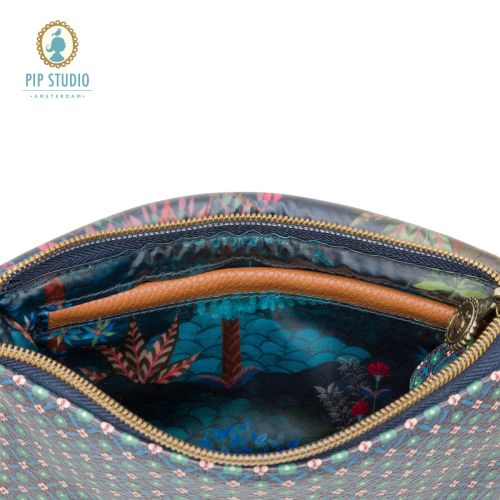 Star Tile Dark Blue Belt Bag by PIP Studio
