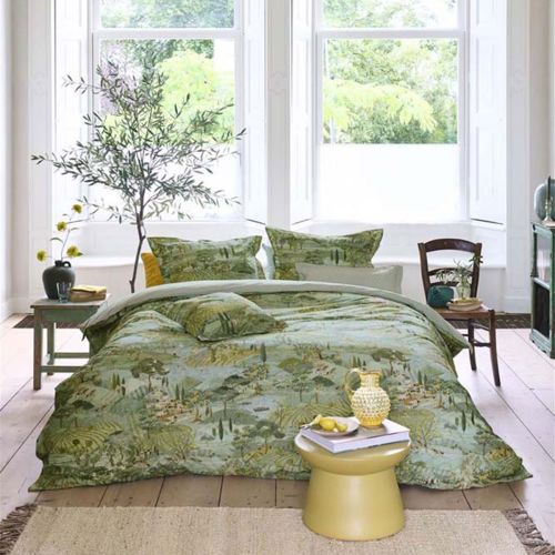 Toscana Green Cotton Quilt Cover Set by PIP Studio