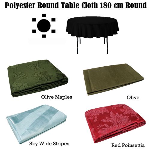 Assorted Round Tablecloth 180 cm Diameter