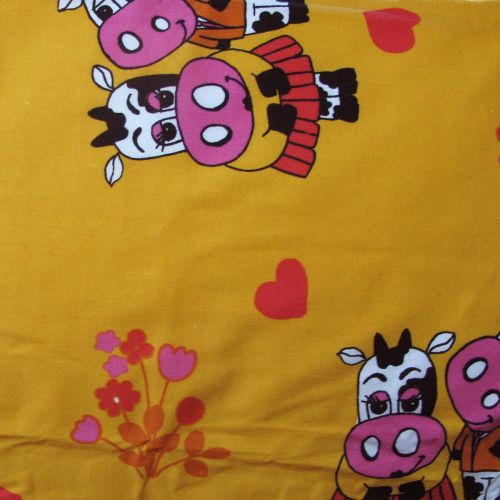 Lovely Cows Polyester Cotton Quilt Cover Set Single