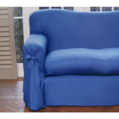 Royal Blue Plain Dye Sofa Cover 1 to 2 Seater 230 X 360cm