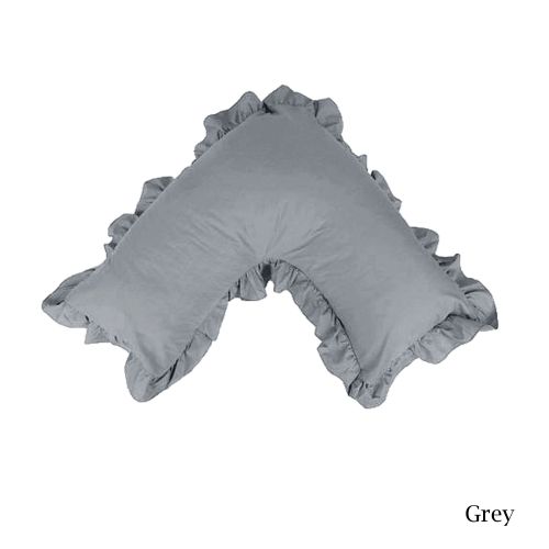 V shaped sales pillow cases cotton