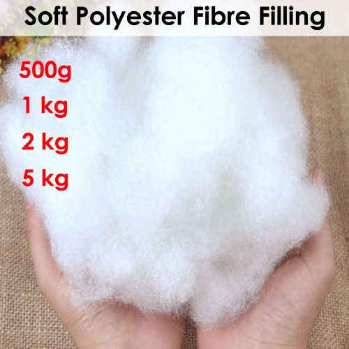 Super Microfibre Stuffing Material for Filling Cushions, Pillows and Toys -  1 kg.