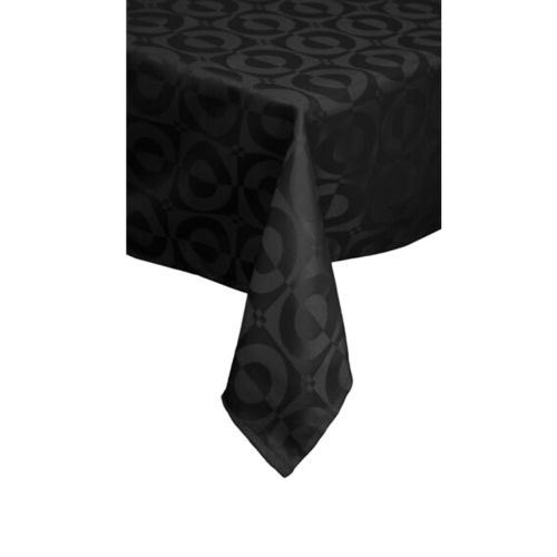 Quality Origo Black Tablecloth 150 x 320 cm by IDC Homewares