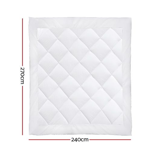 Giselle Bedding 400GSM Microfibre Bamboo Quilt Super King
