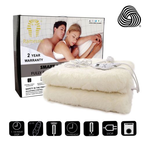 Electric blanket queen size fitted top
