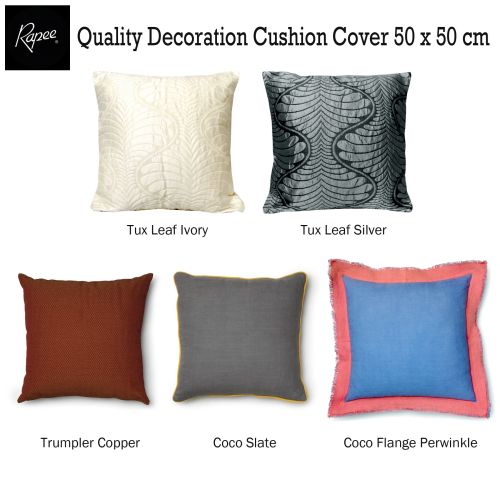 Quality Decoration Cushion Cover 50 x 50 cm by Rapee