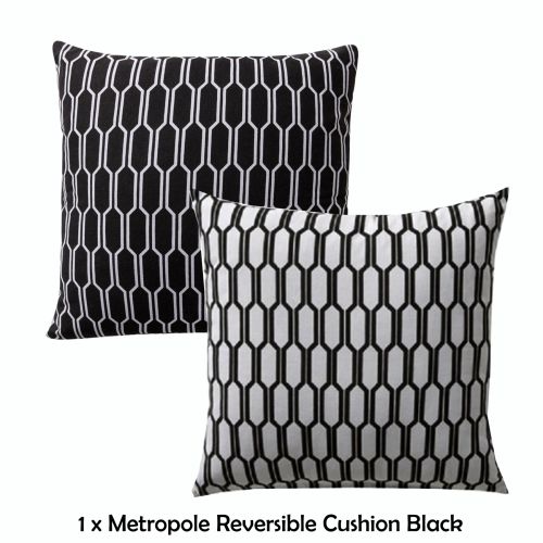 Metropole Reversible 45x45 cm Cushion by Rapee