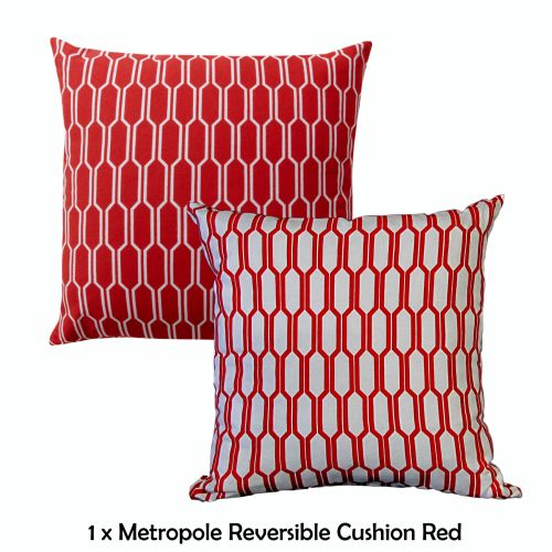 Metropole Reversible 45x45 cm Cushion by Rapee