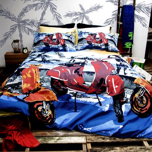 Scooter Quilt Cover Set by Retro Home