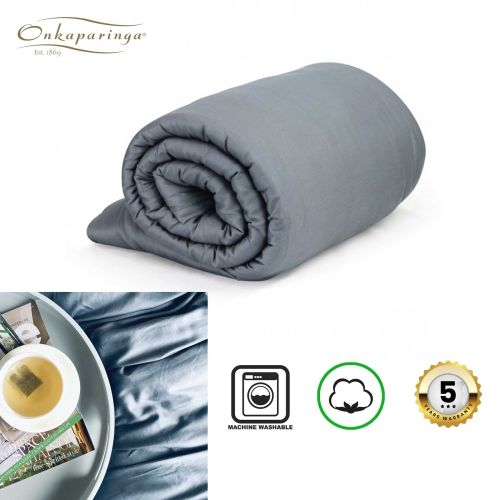 Revitasleep Weighted Blanket Charcoal by Onkaparinga
