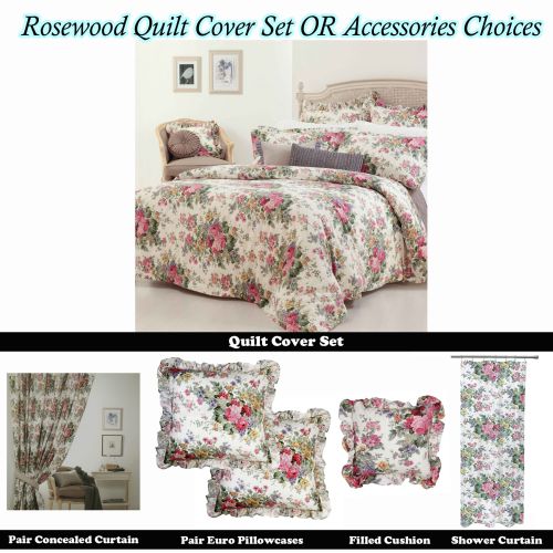 Rosewood Quilt Cover Set by Gainsborough