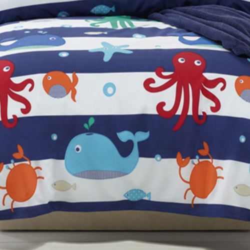 Sea Creature Quilt Cover Set by Jiggle & Giggle