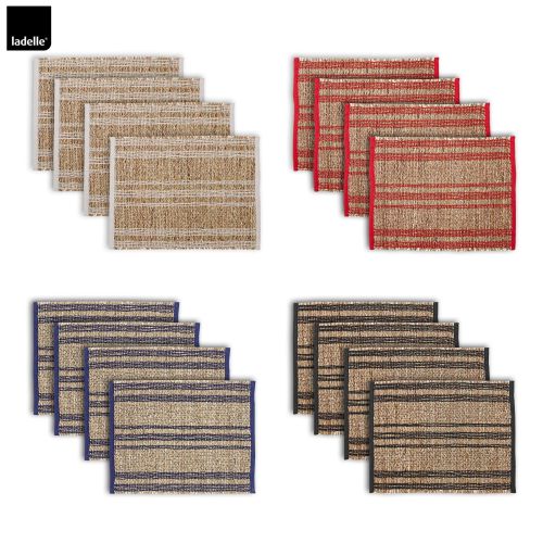 Set of 4 Loma Woven Table Placemats 45 x 35 cm by Ladelle