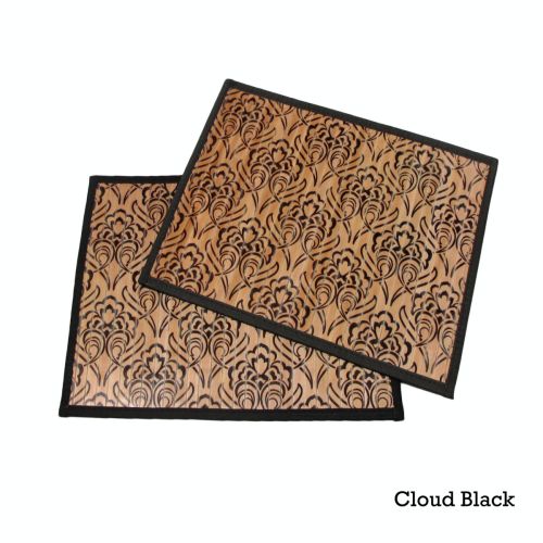Set of 2 Bamboo Table Placemats 33 x 46 cm by Rapee