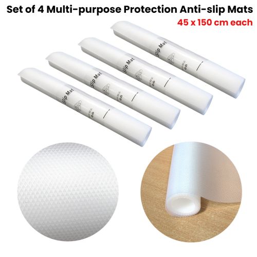 Set of 4 Multi-purpose Anti-slip Protection Mats 45 x 150 cm by Choice