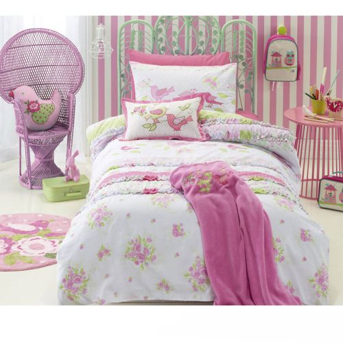 Shabby Chic Quilt Cover Set by Jiggle Giggle