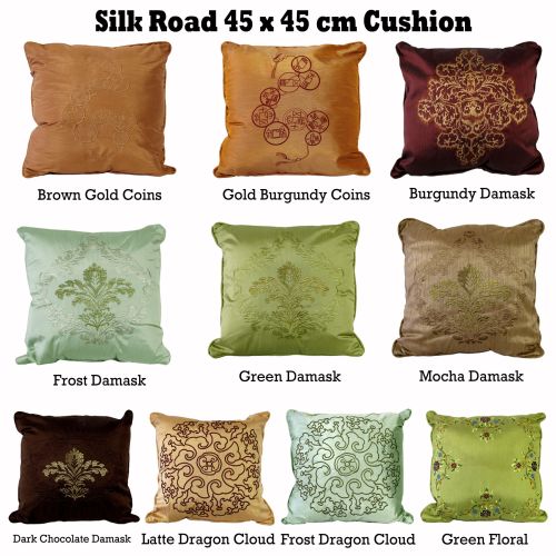 Silk Road 45x45 cm Filled Square Cushion
