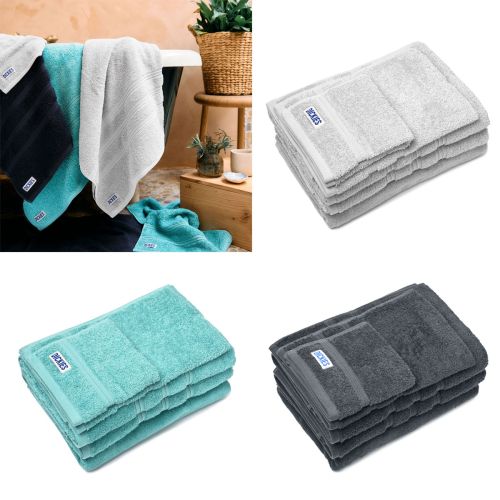 550GSM 5 Pce 100% Cotton Anti-Bacterial Towel Pack by Dickies
