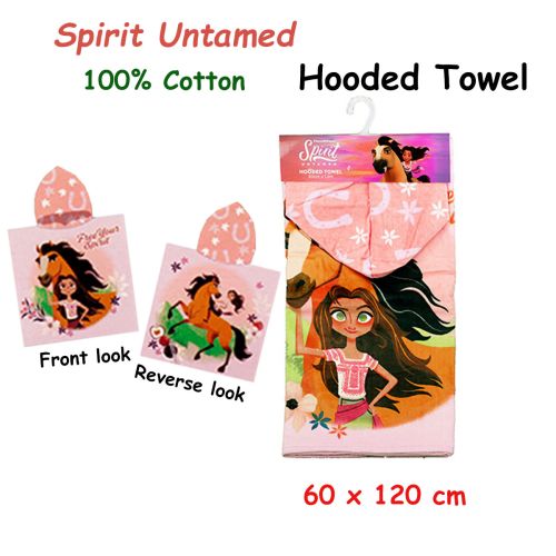 Spirit Untamed Cotton Hooded Licensed Towel 60 x 120 cm by Caprice