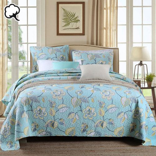 100% Cotton Lightly Quilted Coverlet Set Avery Queen