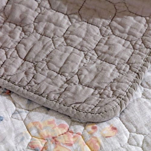 100% Cotton Lightly Quilted Coverlet Set Cassidy Queen