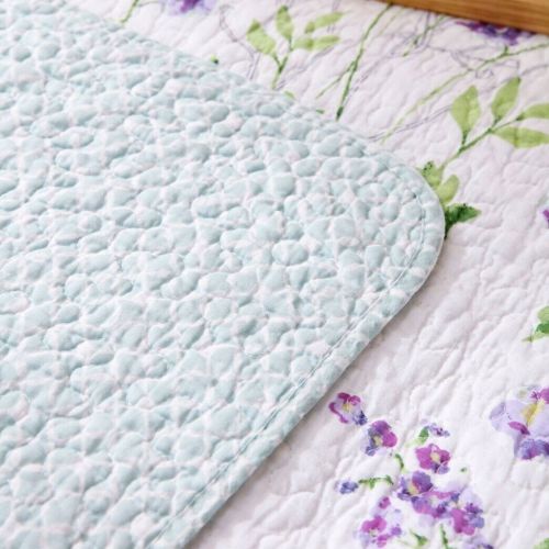 100% Cotton Lightly Quilted Coverlet Set Gabby Queen