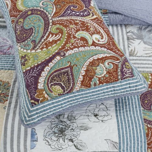100% Cotton Lightly Quilted Coverlet Set Montana Queen
