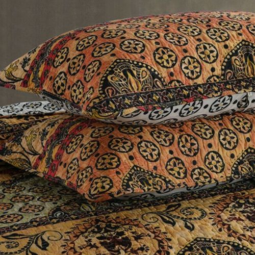 100% Cotton Lightly Quilted Coverlet Set Salamanca Queen