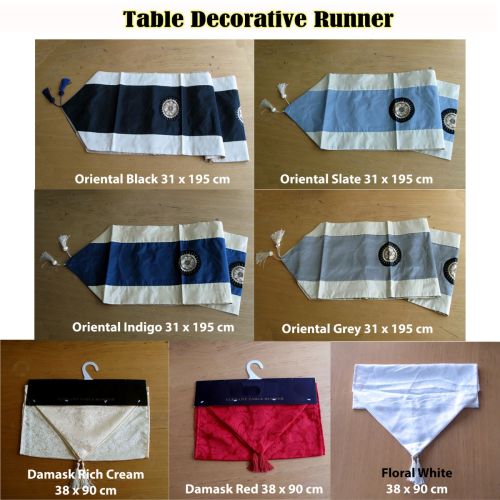 Table Decorative Runner Assorted Designs