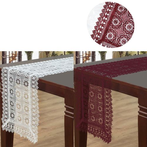 Flora Lace Table Runner 40 x 135 cm or 40 x 180 cm